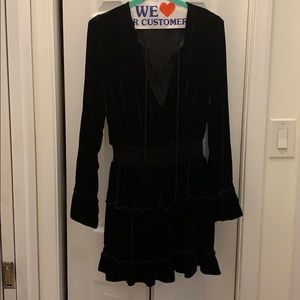 Rahi Cali velvet long sleeved dress